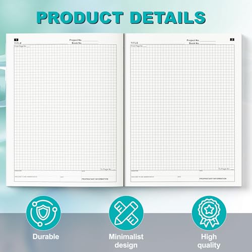 Lab Notebook Chemistry Laboratory Notebook for Science Students and Researchers – 105 Pages, 8.5 x 11 Inch – Perfect Bound Composition Book for Scientific Experiments, and Research Documentation