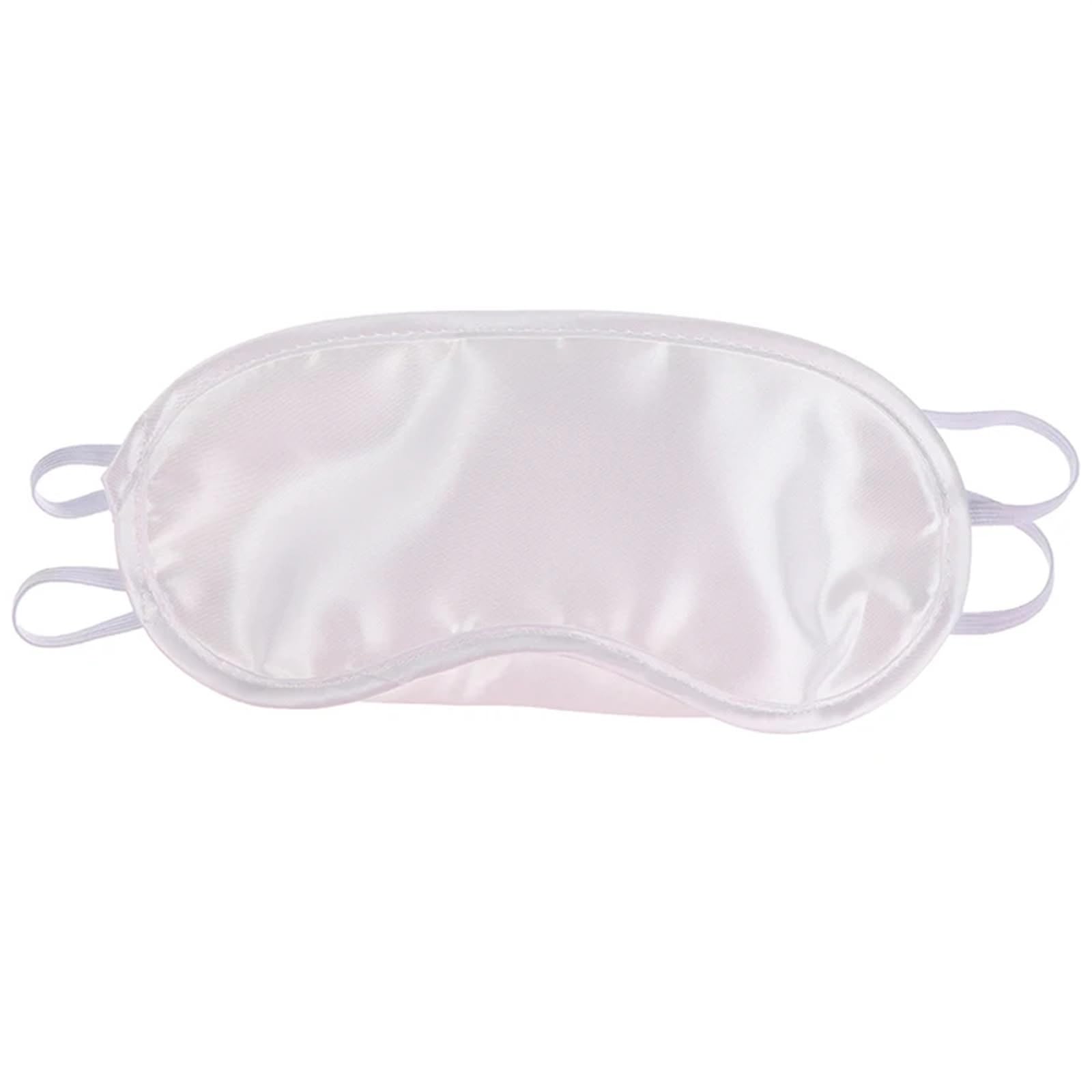 Máscaras para dormir Zero Eye Pressure Blackout pa Máscara de seda for ojos, 1 pieza, máscara de seda for ojos, antifaz for cubrir los ojos, antifaz suave(White)
