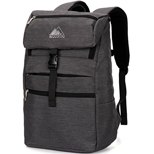 Rucksack Caja - 15" Notebook Laptop Rucksack Schulrucksack 25 Liter, Colour: Dark Grey