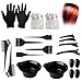 Produktbild Haarfärbemittel Kit Haarfärbemittel Färbung DIY Beauty Salon Tool Kit Salon Einweg-Haartuch  Bürstenkamm, Haartönungsschale, Färbebürste, Ohrabdeckung, Handschuhe für DIY Salon Haarfärbemittel