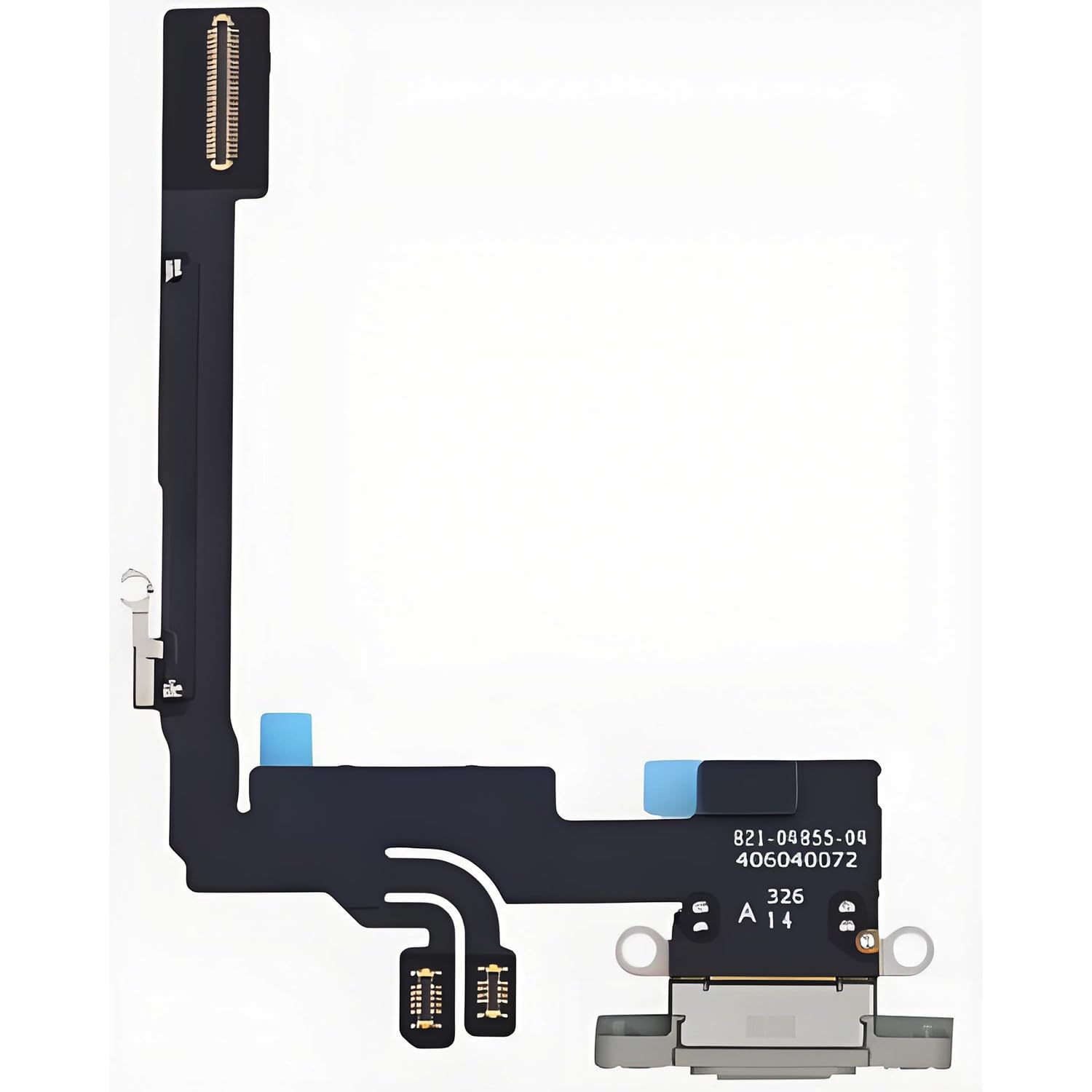 Nappe de charge iPhone 16 Pro flexible de rechange avec micro blanc - 7