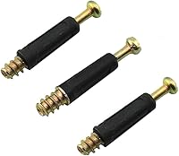 Vista 5 de Juego de 50 accesorios de conexión para muebles con taco, tuercas de bloqueo de leva y tornillos para armario y cajón de armario