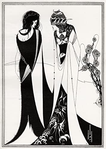 Carteles artísticos de Aubrey Beardsley pinturas murales retro para cubrir paredes vacías