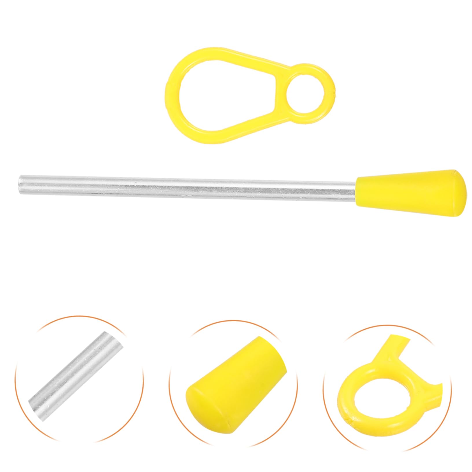 BESTonZON Triangle Toy for Boys and Girls 10pcs Iron Mallets Hammers Triangle Striker for Music Education