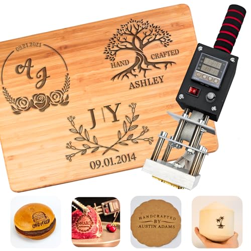 Wood Burning Tools Custom Electric Branding Iron For Wood 500w/800w/1000w High-Power Custom Brand Electric Iron Handcrafted Design Gifts For Father's Day (500w electric branding iron)