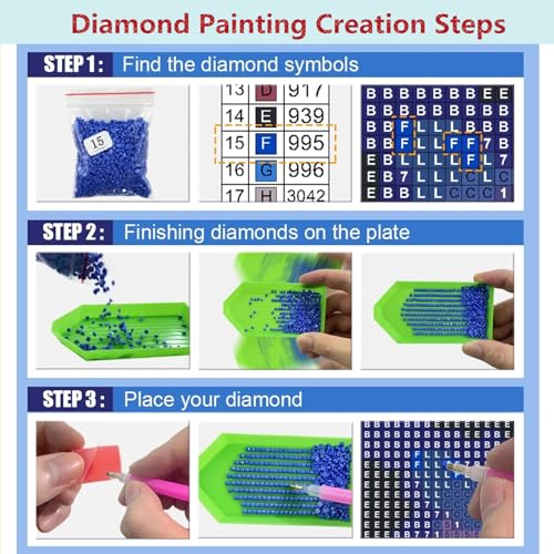 Kit broderie diamant grand format de haute précision 60x120cm - 8