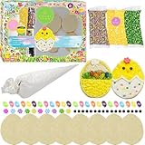Easter Chick Cookie Decorating Kit – Pre-Baked Vanilla Egg-Shaped Cookies – Fun Easter Activity...