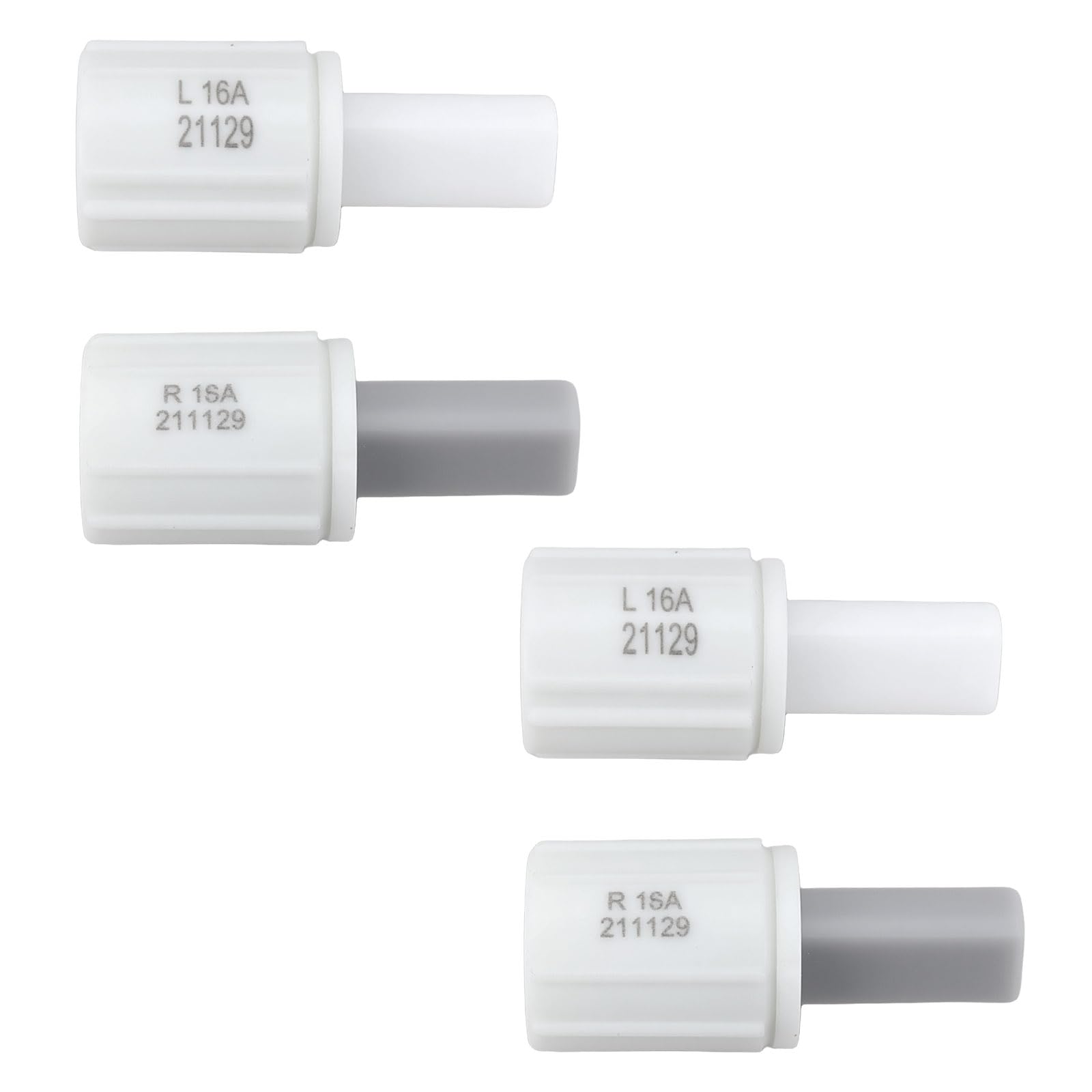 VGOL 2 Pairs Plastic Rotary Damper Hinge Left & Right for Toilet Seat Damping Soft Closing System
