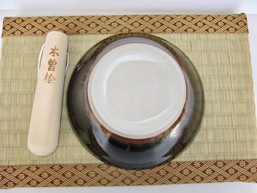 Made in Japan Mino Ware Ripple Ridge Mortar & Pestle (Suribachi & Surikogi) Set, Medium 7.48 inches, for Both Right and Left-Handed, Pottery (Medium Black) by j-pure hitomi - Image 5