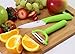Home Kitch 4 inch Utility Ceramic Knife Set For Fruits And Vegetables. Fruit Vegetable Peeler With Paring Knife (Green)