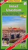  Radwander- und Wanderkarte Insel Usedom: Ausflüge zwischen Peenemünde, Karlshagen, Zinnowitz, Heringsdorf und Ahlbeck sowie Swinemünde, Usedom und ... auf einer Karte. 1:35000 (Schöne Heimat)