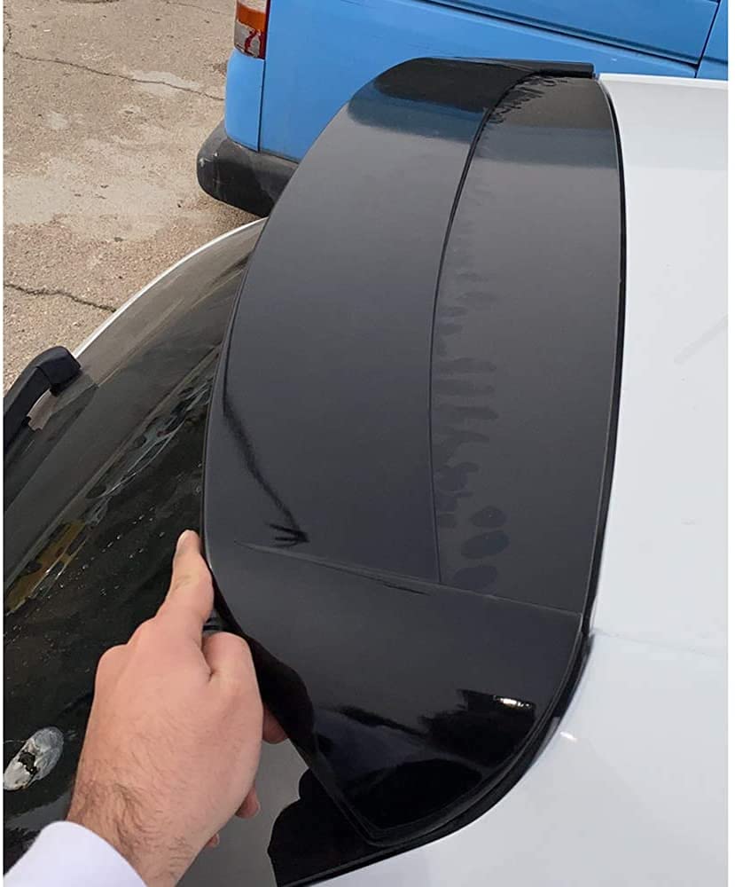 ABS Coche Tronco Alerón Trasero para Seat Ibiza TGI/FR Schrägheck 2017-2019 2018, Car Rear Trunk Techo Spoiler Lip Wing Accesorios De Estilo De Resistente al Uso Alta dureza