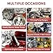 SBC Alternator Bracket, Long Water Pump Lwp Aluminum Alternator Bracket Kit Polished for Chevy SBC 350 Small Block Engine