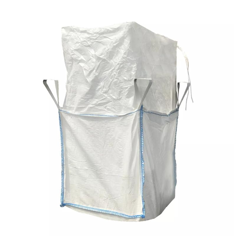 Skirt Top 90x90x105cm FIBC Bulk Bag - Heavy Duty Woven Sack for Powders, Grains, Aggregates & Fine Materials 1 Tonne Capacity (5)