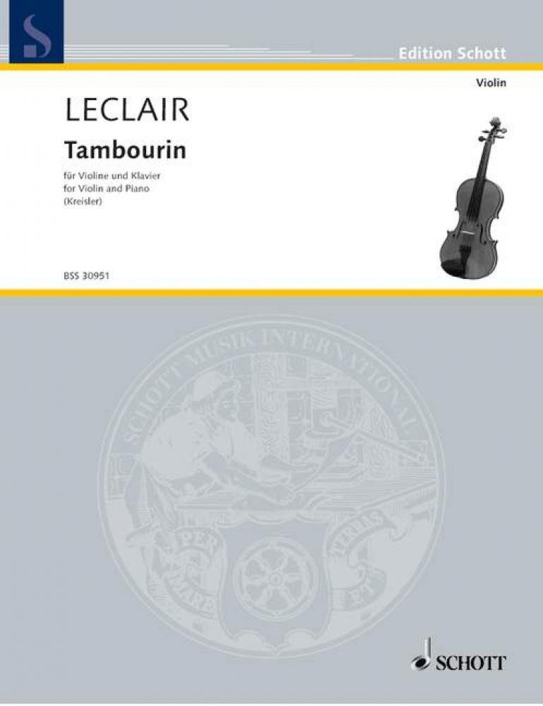 Tambourin: No. 3. violin and piano.      Sheet music – January 1, 2000