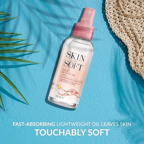 Avon Skin So Soft Silky Moisture Nourishing Dry Oil Spray 150ml | Locks in Moisture | Formulated with Argan Oil | Quick Dry Formula | Cruelty Free - Image 7