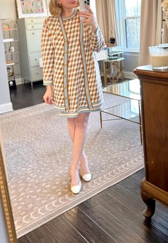 Kedera Womens Sleeveless Sweater Dress 2025 Crewneck Knitted Business Casual Winter Dress Old Money Holiday Party Outfit3