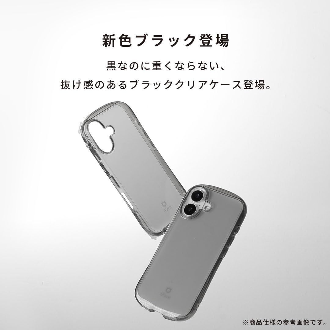 Amazon.co.jp: iFace Look in Clear iPhone 17 ケース (ブラック