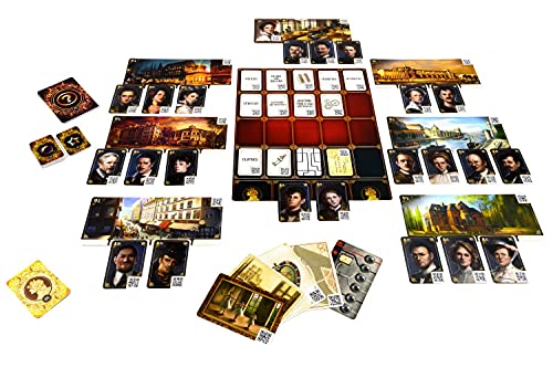 Chronicles Of Crime The Millennium Series - 1900 Board Game | Cooperative Murder Mystery Game For Kids And Adults | Ages 12+ | 1-4 Players | Avg. Playtime 60-90 Mins | Made By Lucky Duck Games #TOP4