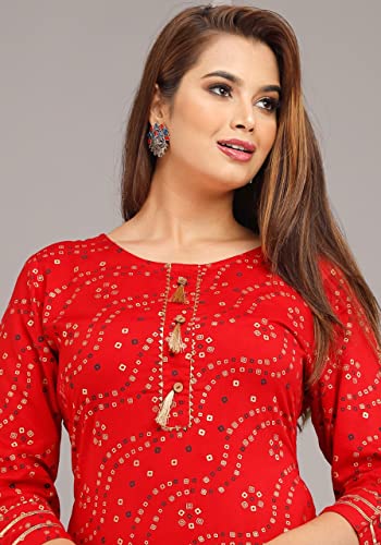 Image of Women's Rayon Straight Kurti(DC-6)