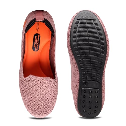 Image of Ortho + Rest Women Flexible Memory Foam Women's Shoes for Walking Gym Training,Casual, Sports,Slip-On,Lightweight Slipon Running Sneaker for Ladies and Girls
