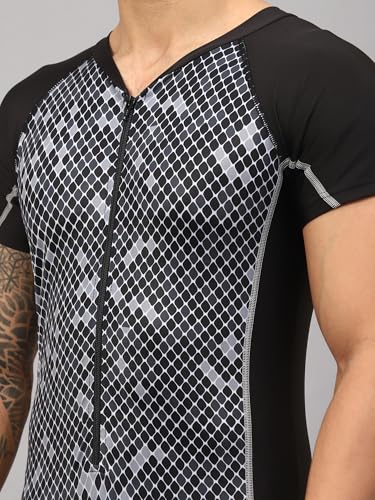 Image of Vector X OMSS-348 Men's Swimming Costume for Multipurpose Wear for Swimming I Diving I Cycling I Aerobics