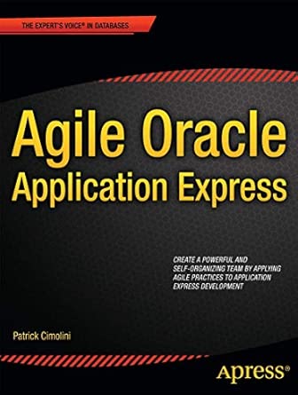 Agile Oracle Application Express book cover
