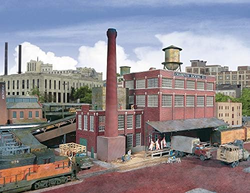 Walthers HO Scale Cornerstone Series174 Champion Packing Plant 16-3/8 x 7-1/8 x 5-15/16" 40.9 x 17.8 x 13.2cm, Grey