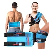 Strapt Ice - an Ice Bag that is Fillable, Reusable & Wearable - Instant Cold and Heat Therapy for Shoulder, Knee, Elbow & Back Pain Relief - Injuries, Inflammation & Recovery - 7.5' x 18' - Blue