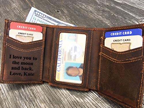 RFID-Blocking-Personalized-Genuine-Leather-Mens-Trifold-Wallet-Monogrammed-with-Custom-Message-Inside-Gifts-for-Boyfriend-Husband-Dads-Anniversary-Christmas-Graduation