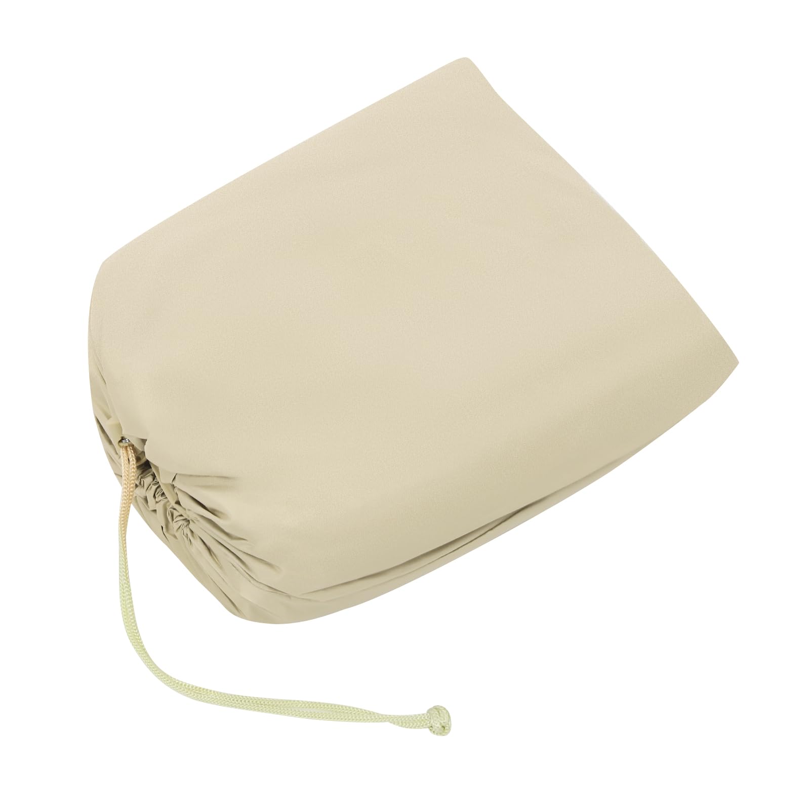 Wongbom Beige Round Table And Chair Set Cover With Ventilation Holes, 190T Polyester Taffeta Tear-Resistant & Fade-Resistant, Easy To Clean With Damp Rag, 94.5” For Outdoor Patio Garden