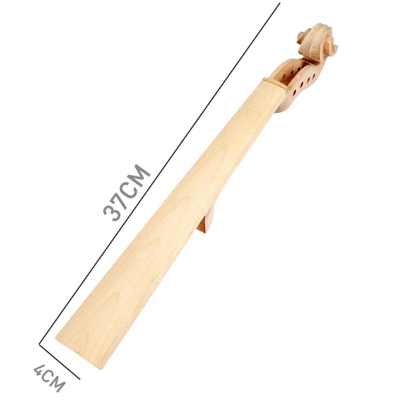 Części skrzypiec Gryf skrzypcowy klonowy z hebanem(Maple)