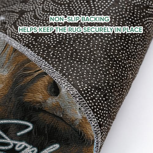 Tapete Decorativo Highland Cow Personalizable 72x48 in miniatura 2