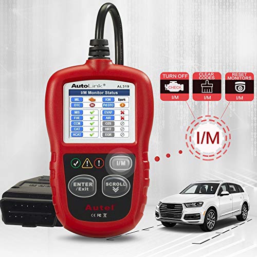 image for Autel Autolink AL319 Car OBD2 Scanner Code Reader Engine Fault Code Re