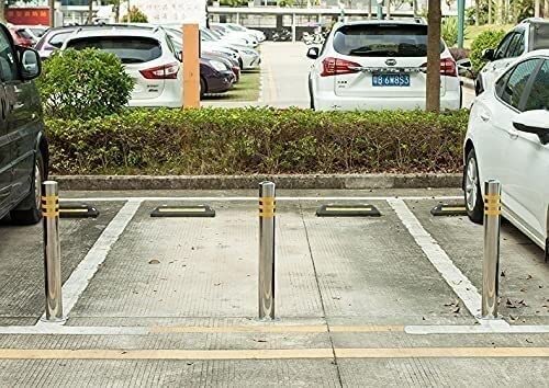 Borne de stationnement anti-intrusion en acier robuste pour parking privé - 3