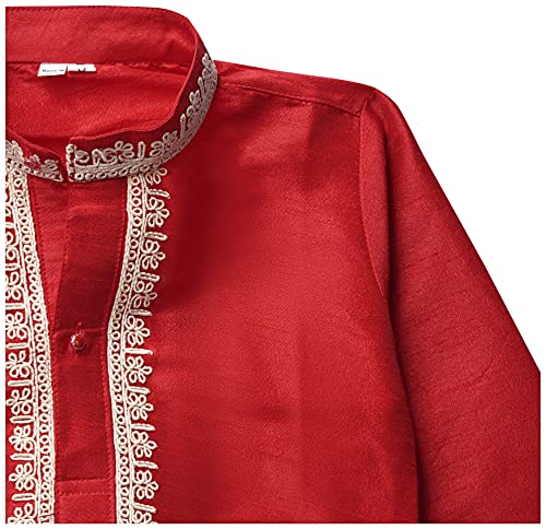 Image of Aarika Boy's Silk Regular Tunic Shirt