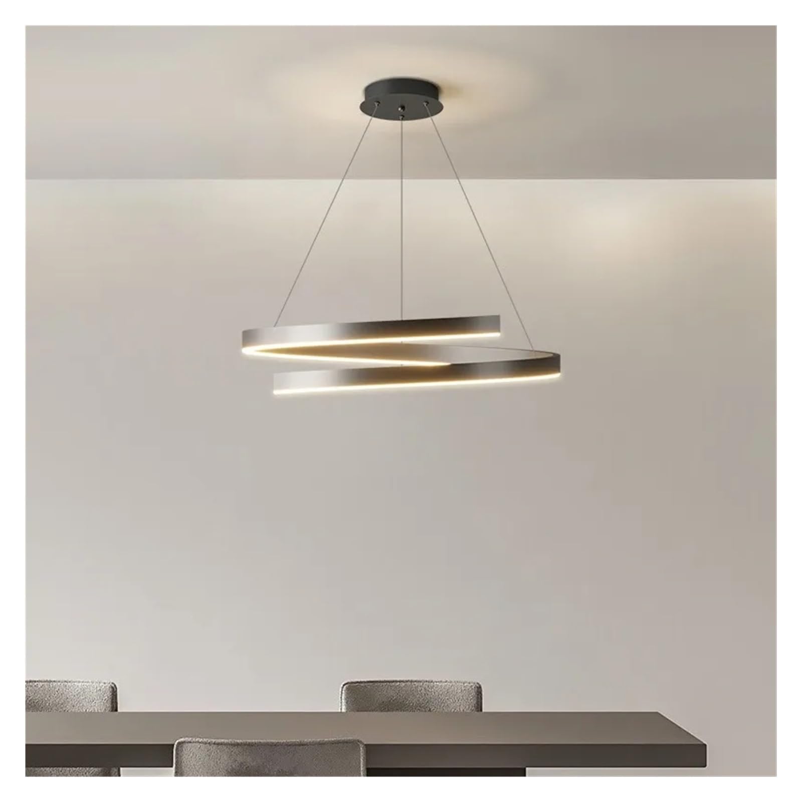 Suspension luminaire lustres réglables LED pour salon et salle à manger
