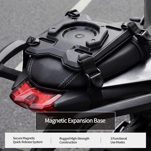 Bolsa trasera magnética para moto Rhinowalk miniatura 3