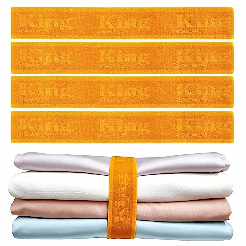 Siaomo Bandes organisatrices draps lit, étiquettes rangement linge