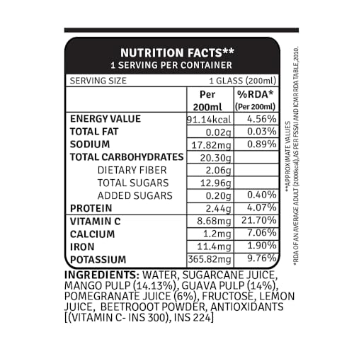 Image of RAW Pressery Mixed Fruit Juice | Not from Concentrate | Mix Fruit Juice | 200ml