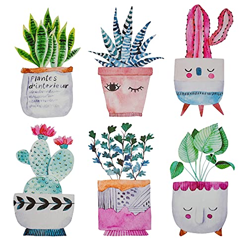 Vinilos Decorativos Maydahui 6 Planchas Plantas en Maceta miniatura 1