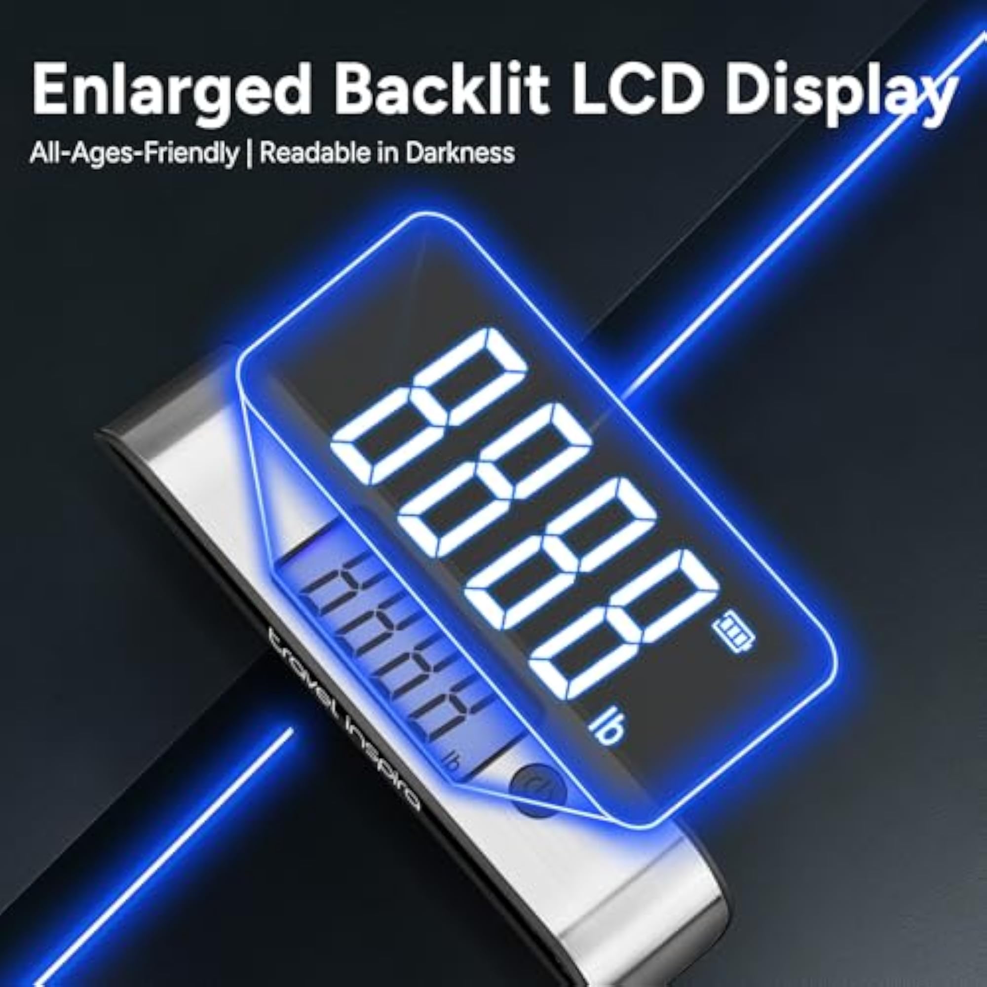 Rechargeable Luggage Scale with USB-C Charging