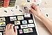 MUDOR Stamp Albums for Collectors, 1 Pockets Stamp Book for Collectors, 10 Sheets Stamp Stockbook, Black