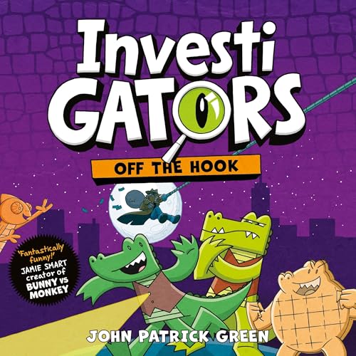 InvestiGators: Off the Hook Audiolibro Por John Patrick Green arte de portada