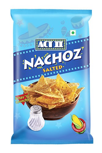 ACT II Nachoz, Salted, 150/130g (weight may Vary)