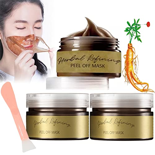 Pro-Herbal Refining Peel-Off Facial Mask, Cleansing Blackhead Remover Masks, Tearing Pores Shrink Skin Care, Peel Off Face Mask (3)