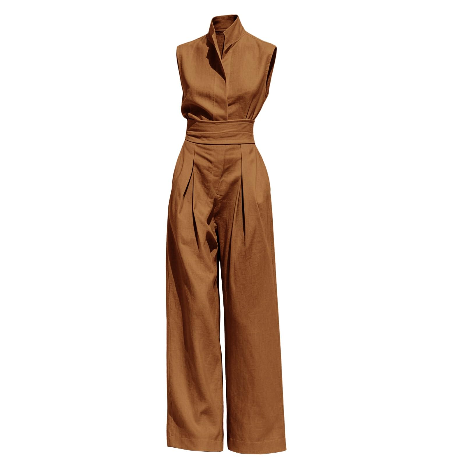 Mono para mujer, elegante, festivo, para bodas, sin mangas, para negocios