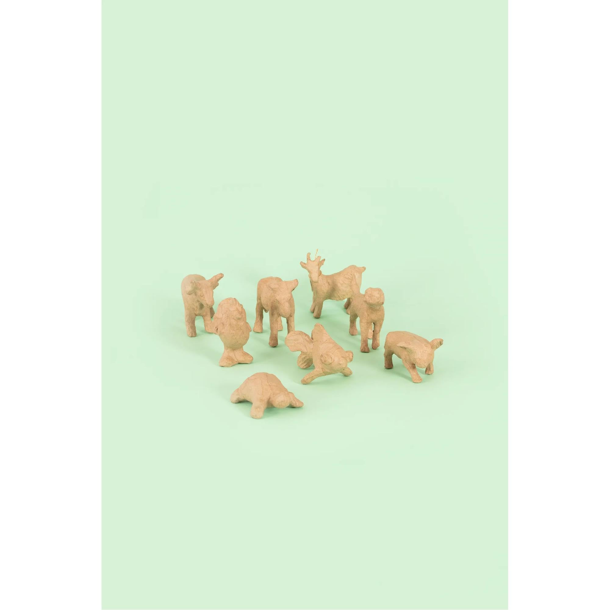 Décopatch AP604Opack - Un lot de 5 Supports en Papier brun pulpé 13x3,5x7 cm, Dauphin, Brown - Image 4