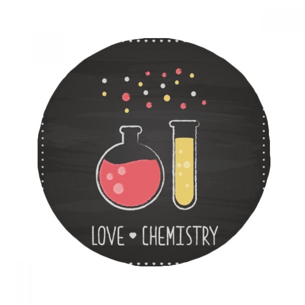 Tapis de chimie ballon à fond rond : cadeau original de 80cm pour passionnés de science
