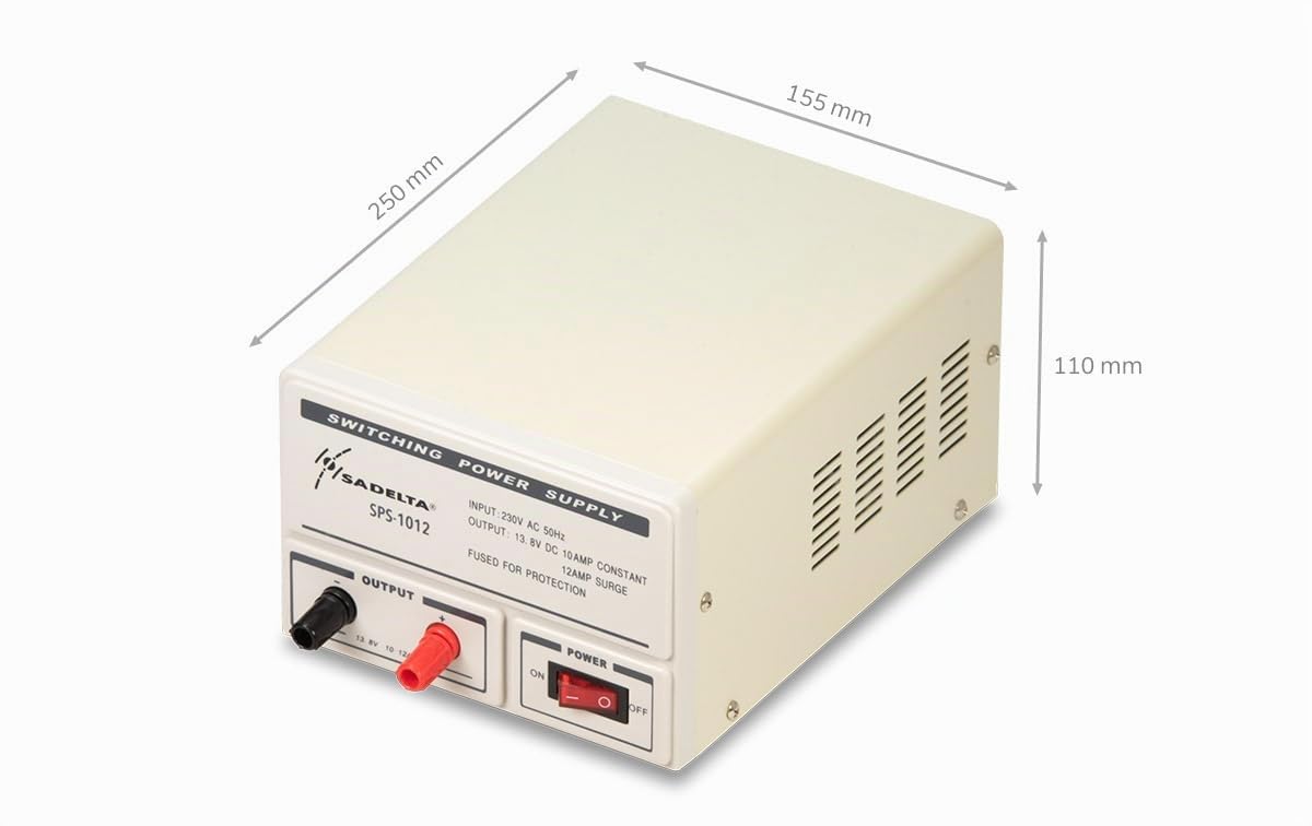 SPS-1012 Alimentation à découpage 13.8 Volt. 10 à 12 ampères